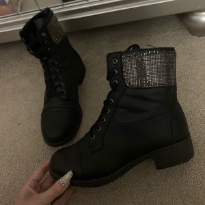 Stylish combat boots